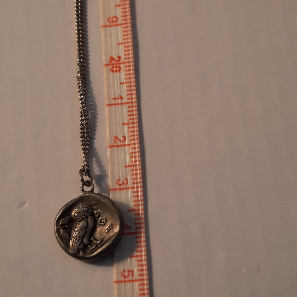 Sterling Silver Coin And Chain - Picture 5 of 15